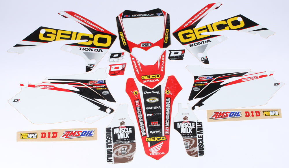 2014 Geico Honda Complete Kit White