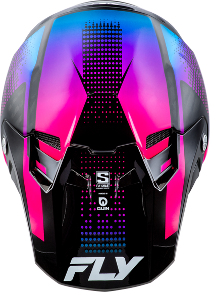 Yth Formula S Carbon Protocol Helmet Blk Carbon/Blue/Pink Yl