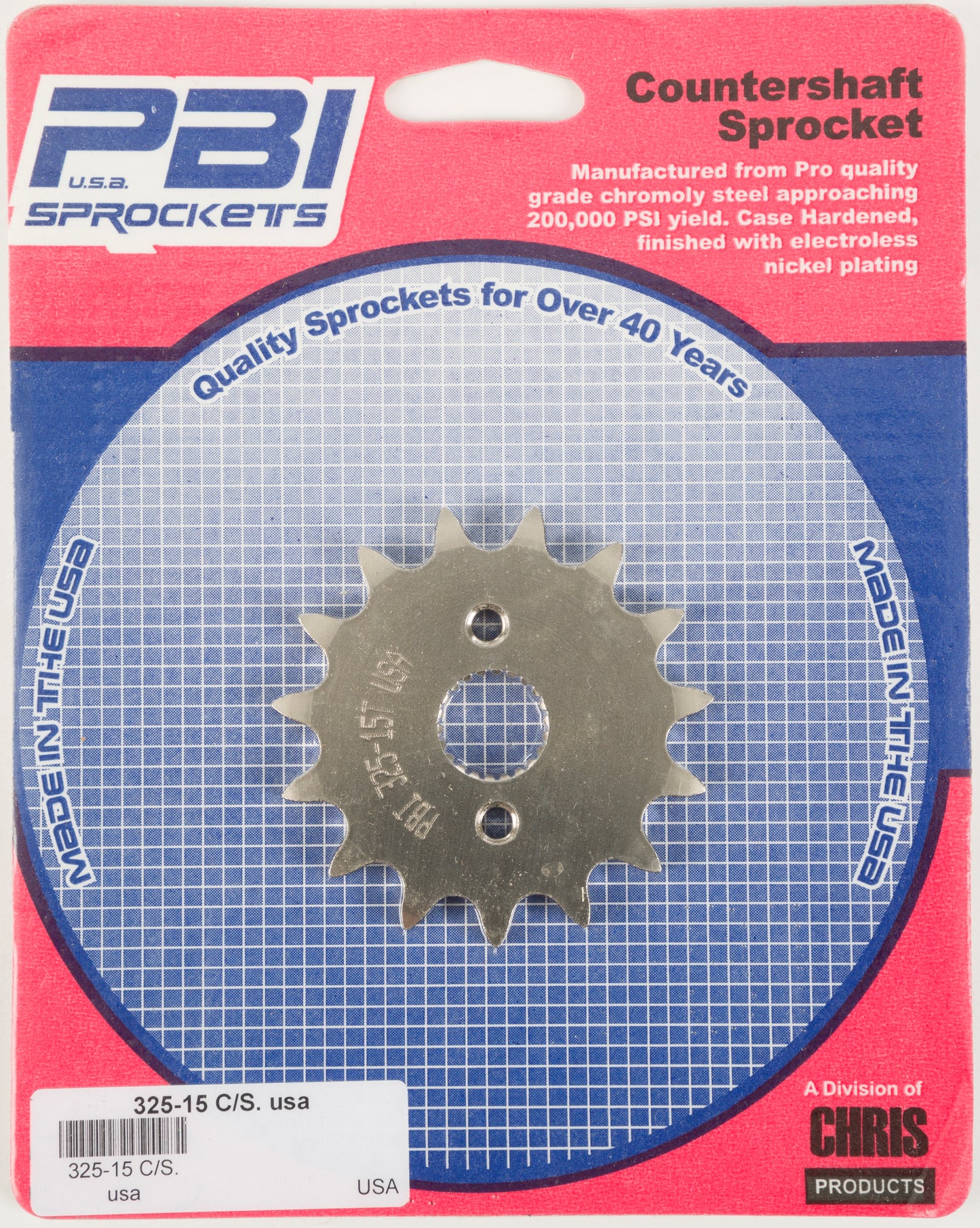 Front Cs Sprocket Steel 15t 420 Hon