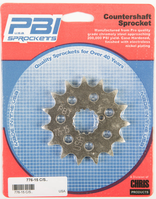 Front Cs Sprocket Steel 15t 530 Kaw/Suz/Yam