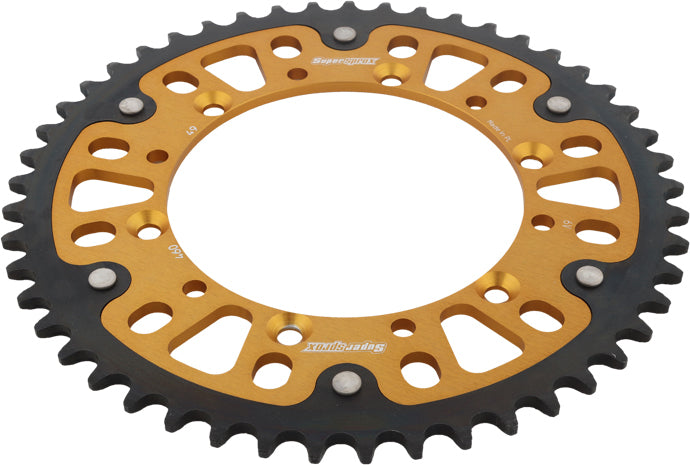 Rear Stealth Sprocket Alu/Stl 49t 520 Gld Kaw