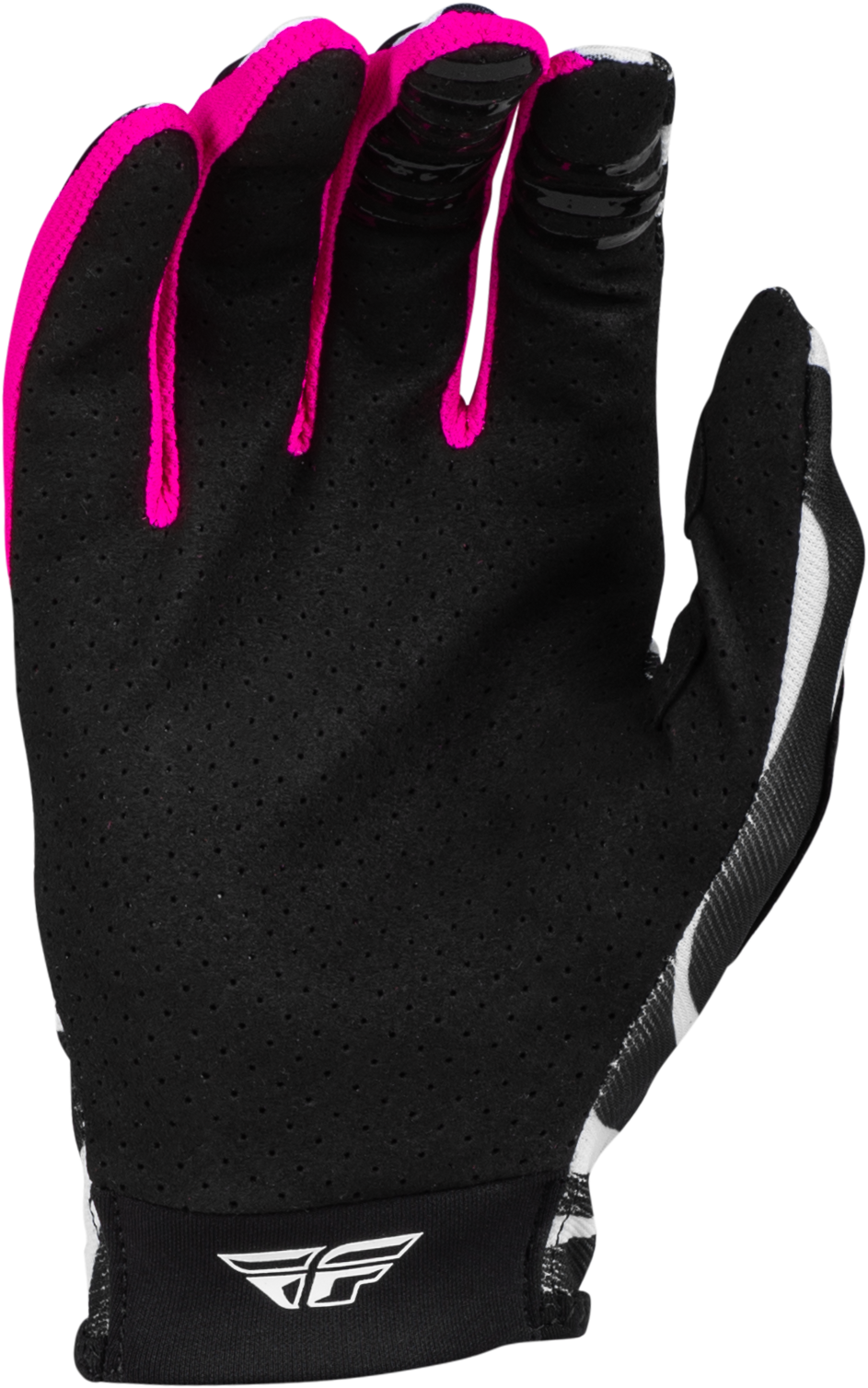 Youth Lite Uncaged Gloves Black/White/Neon Pink Yl