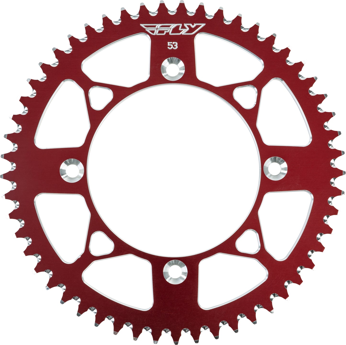 Rear Sprocket Aluminum 53t 420 Red Hon