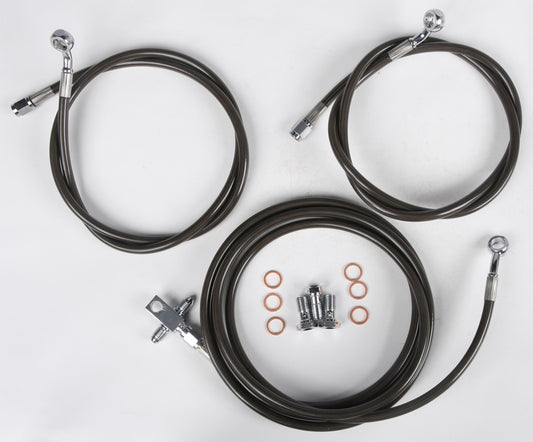Brakeline Rear Std Smoke Maverick