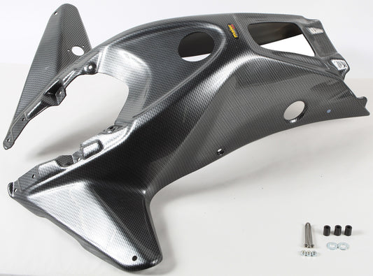 Gas Tank Cover Blk Carbon Trx 400ex