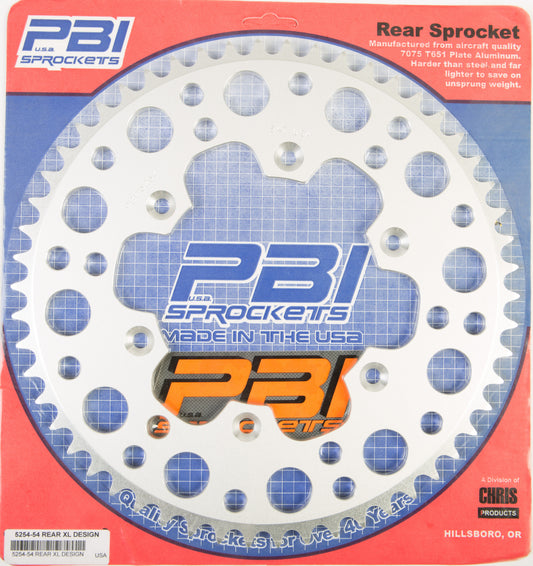 Rear Sprocket Aluminum 54t 520 Hus/Husq/Ktm