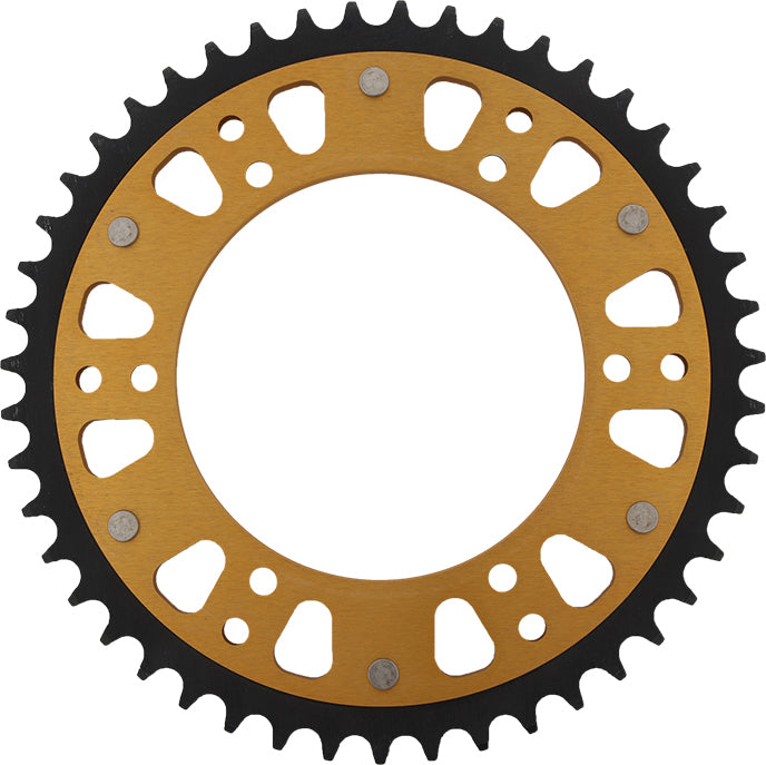 Rear Stealth Sprocket Alu/Stl 47t 520 Gld Hon/Yam