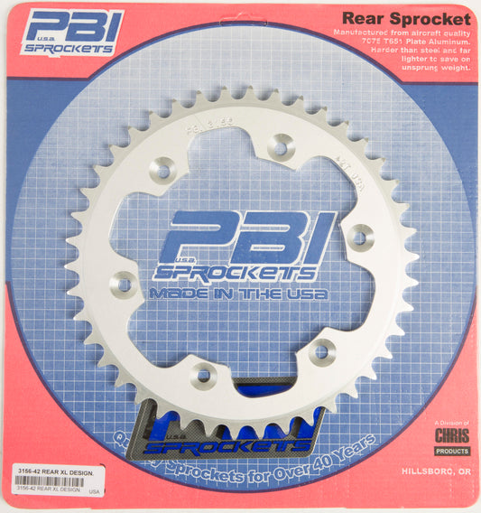 Rear Sprocket Aluminum 42t 520 Hon/Yam