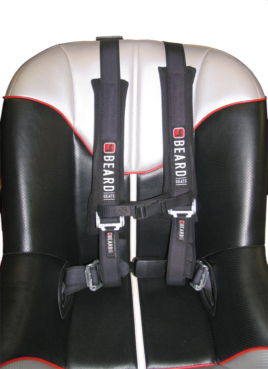 Safety Harness 2x2 W/Pads Latch And Link Buckle