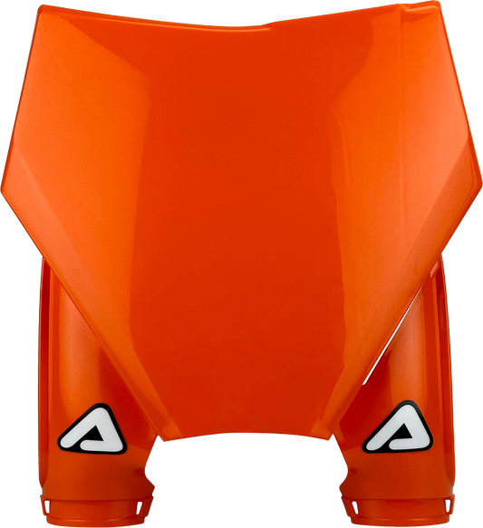 Front Number Plate Ktm Orange