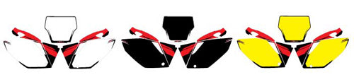 Background Pre Printed Ylw Hon Crf450r '05 06