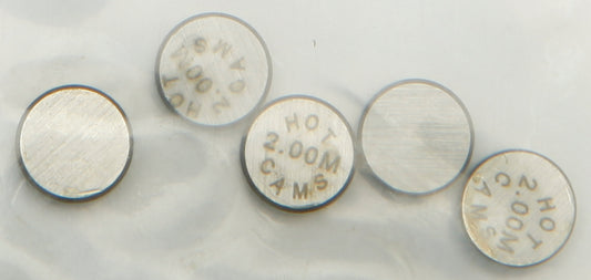 Valve Shims 7.48x2.00mm 5/Pk