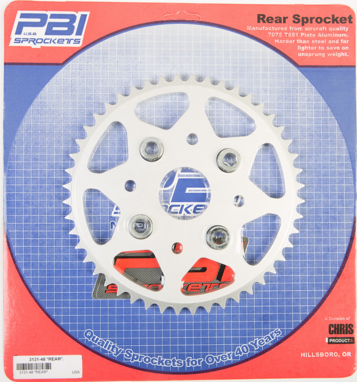 Rear Sprocket Aluminum 48t 428 Hon