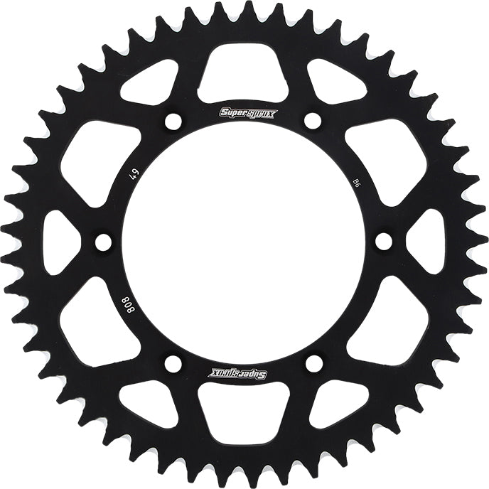 Rear Sprocket Aluminum 49t 520 Blk Suz