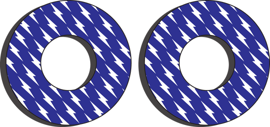 FACTORY EFFEX Grip Donuts - Yamaha Blue/White 22-67200