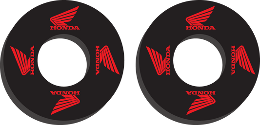 FACTORY EFFEX Grip Donuts - Honda Red/Black 22-67300
