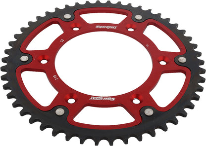 Rear Stealth Sprocket Alu/Stl 50t 520 Red Hon