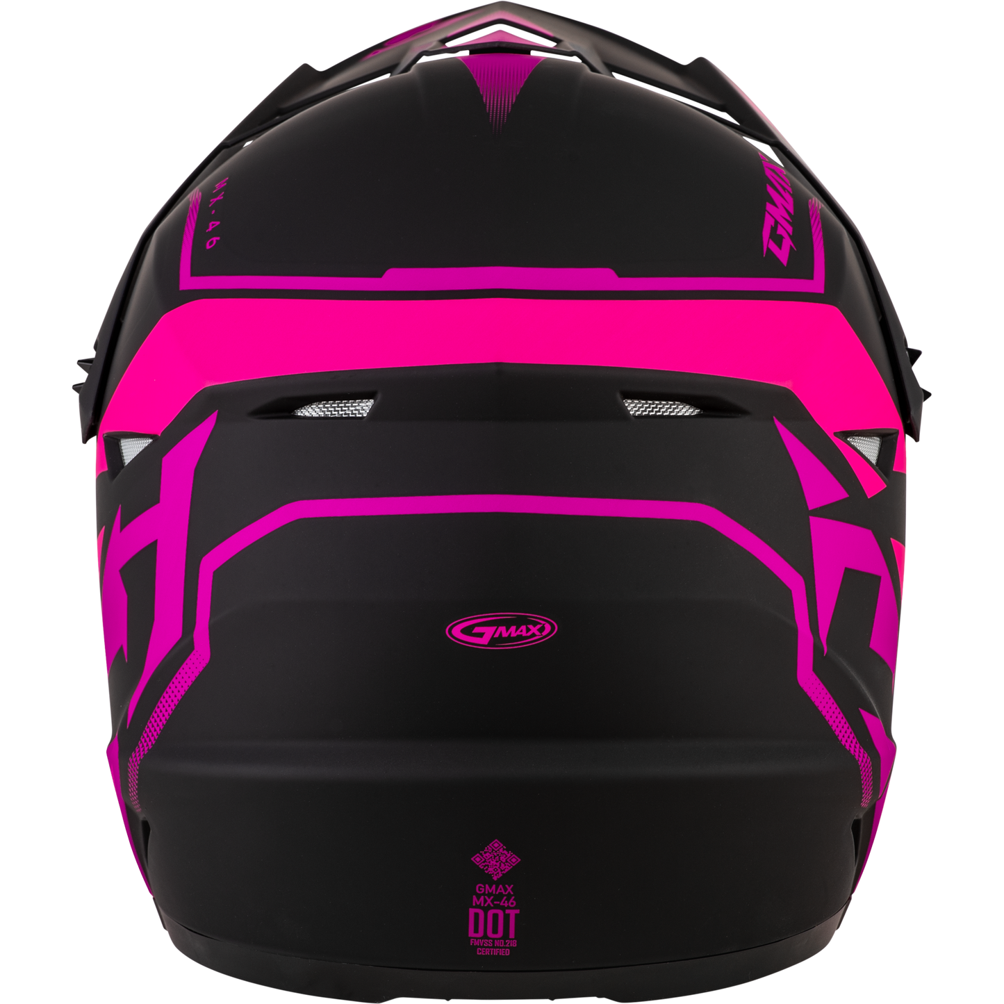 Mx 46 Compound Helmet Matte Black/Pink Ym