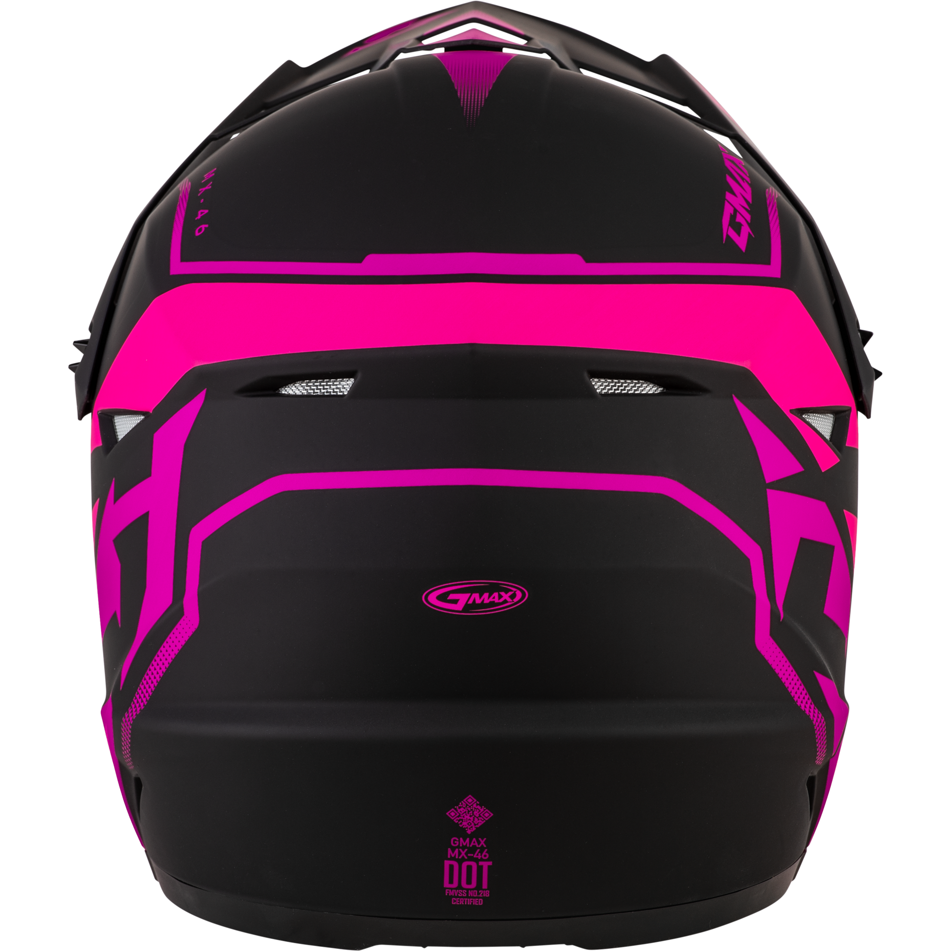 Mx 46 Compound Helmet Matte Black/Pink Ym