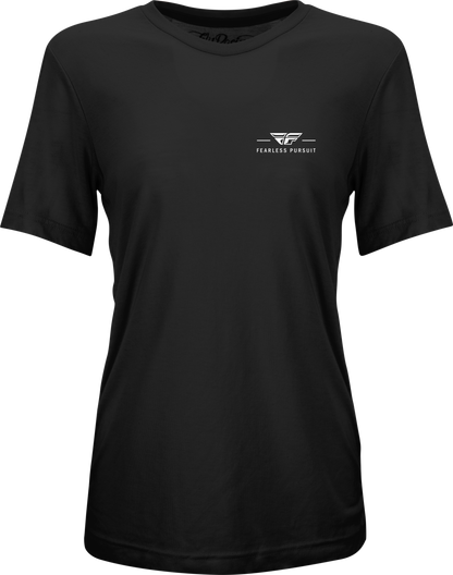 Women's Fly Motto Tee Black Md