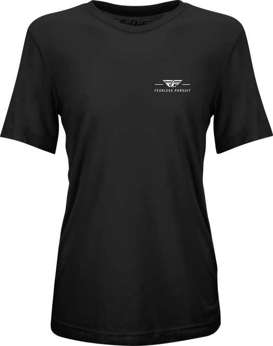 Women's Fly Motto Tee Black Md