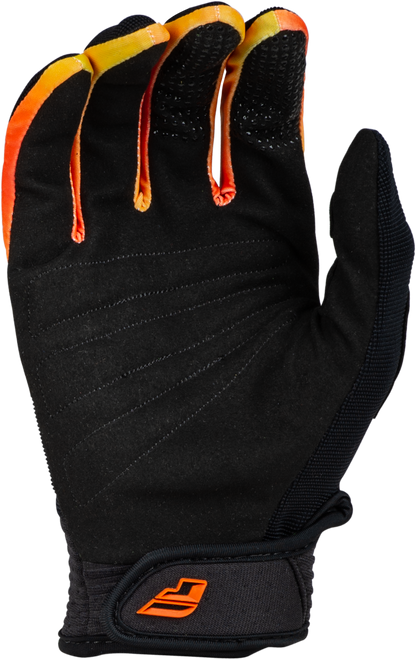 Youth F 16 Gloves Black/Yellow/Orange Y2xs