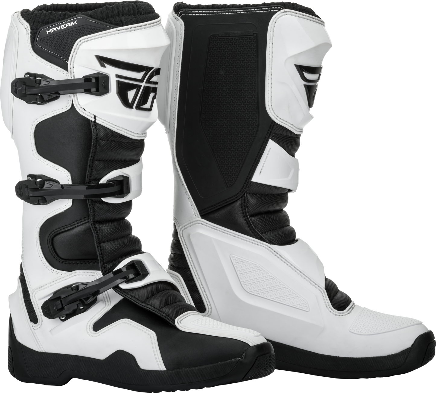 Maverik Boots White/Black Sz 12