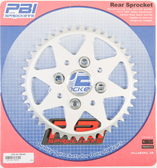 Rear Sprocket Aluminum 42t 520 Hon