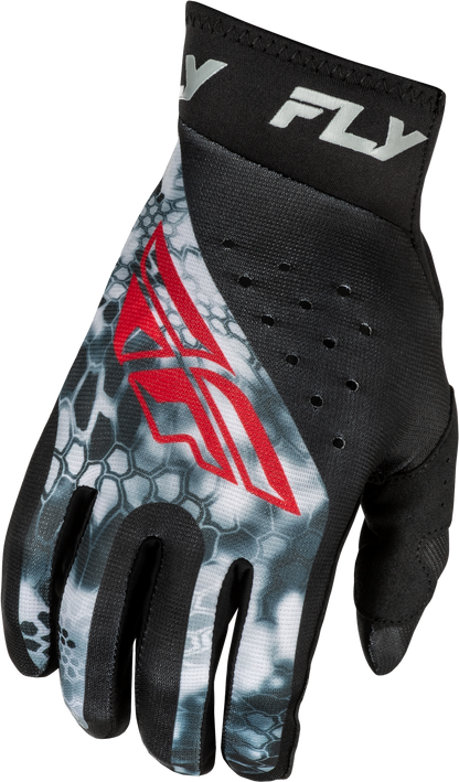 Pro Lite Kryptek Gloves Black/Red/Grey Sm