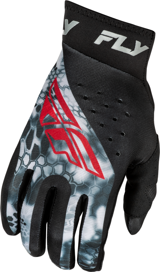 Pro Lite Kryptek Gloves Black/Red/Grey Sm