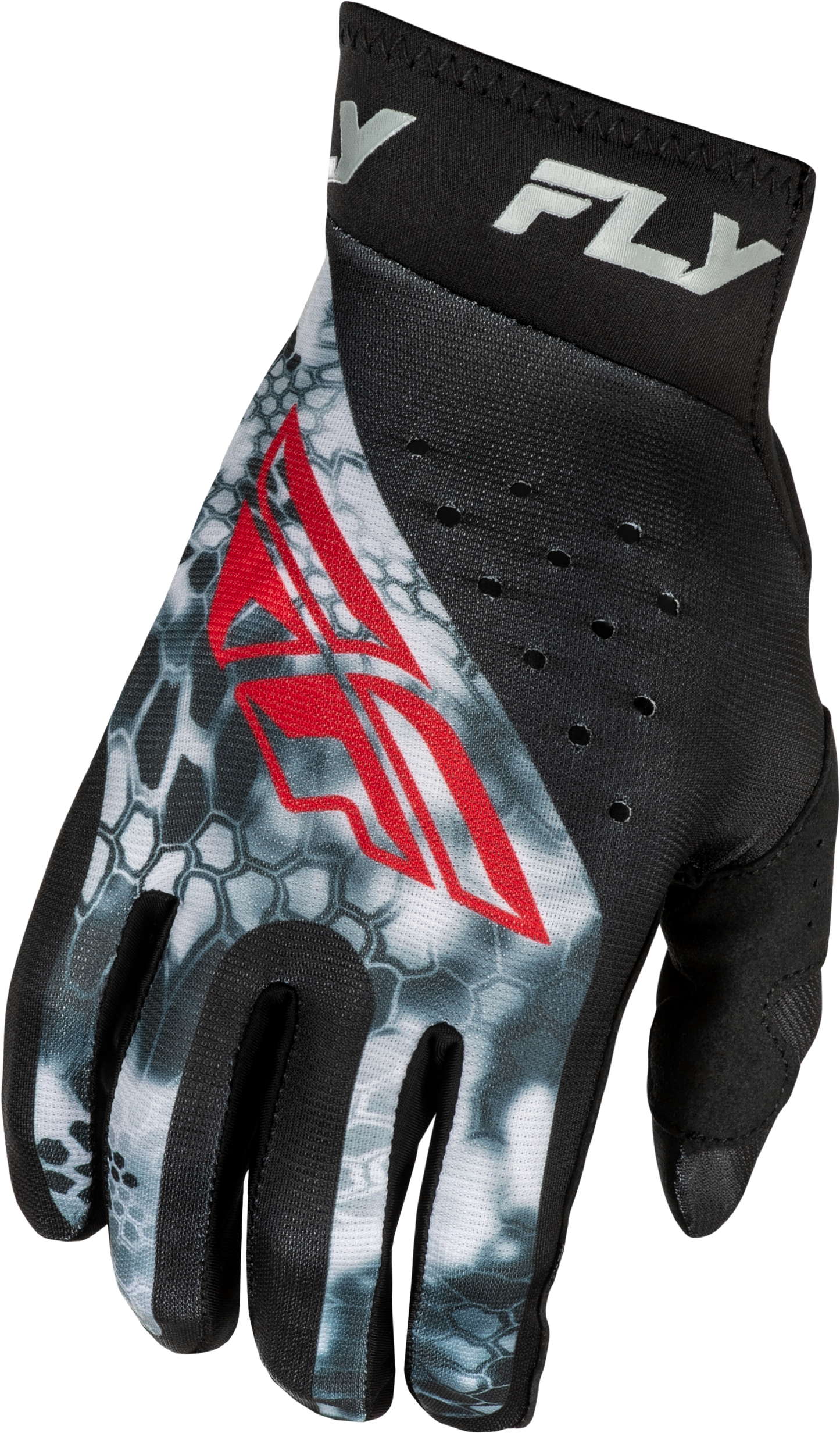 Pro Lite Kryptek Gloves Black/Red/Grey Md