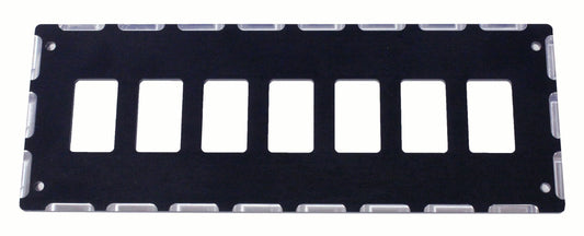 Dash 7 Switch Plate (Black)