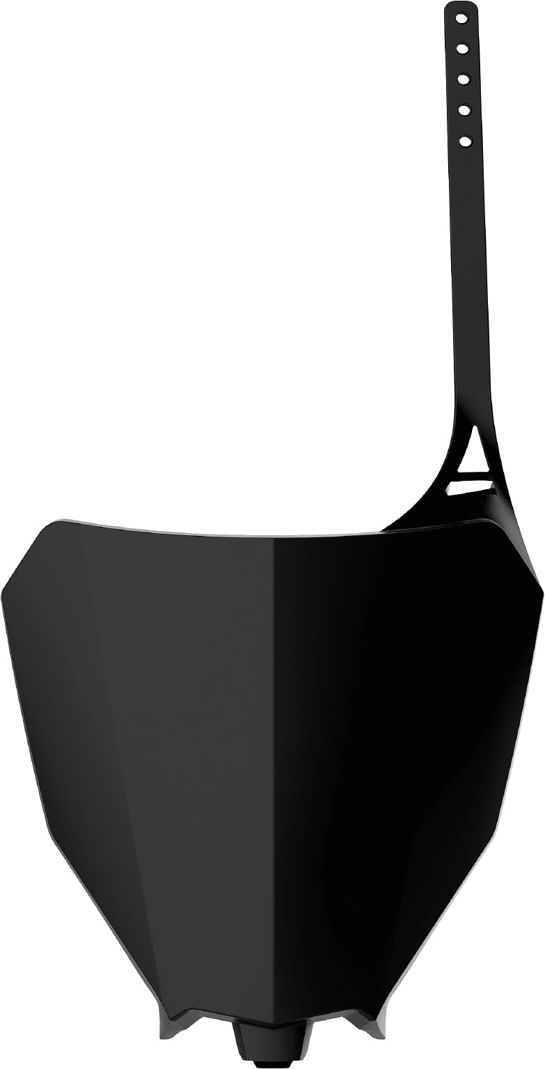Front Number Plate Black