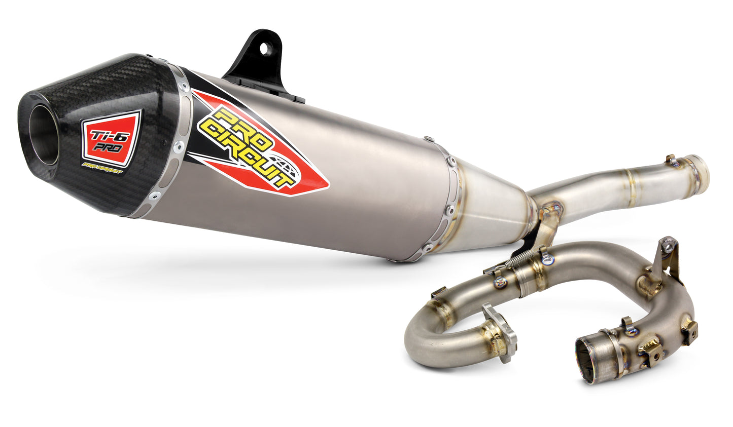 Ti 6 Pro Exhaust System W/Carbon End Cap