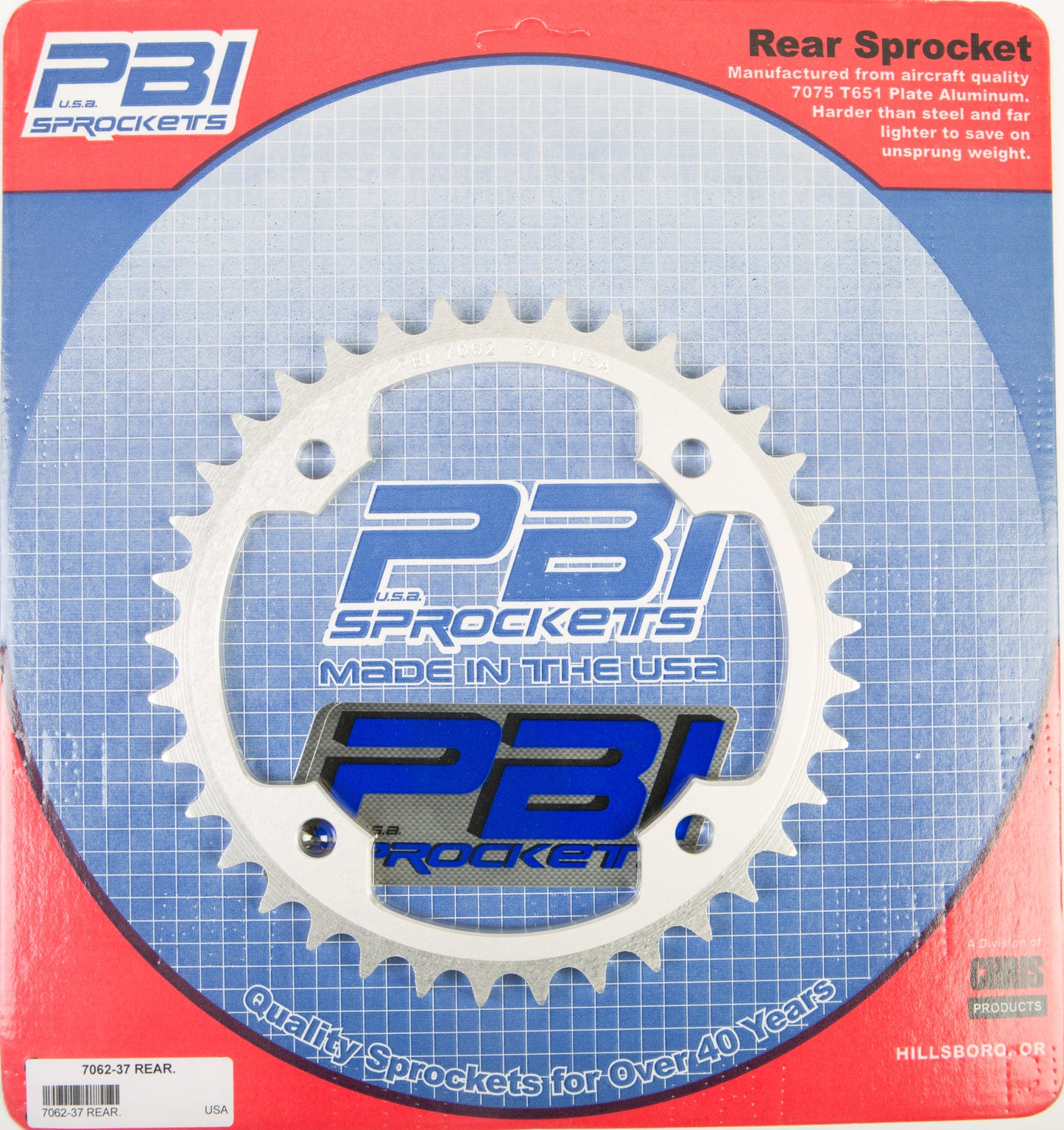 Rear Sprocket Aluminum 37t 520 Yam