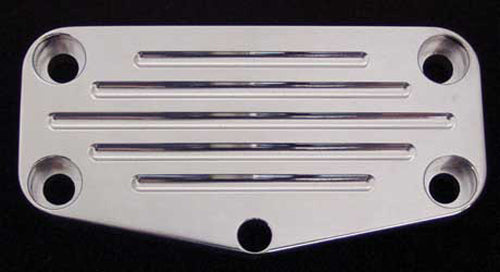 Handlebar Clamp (Polished Logo )