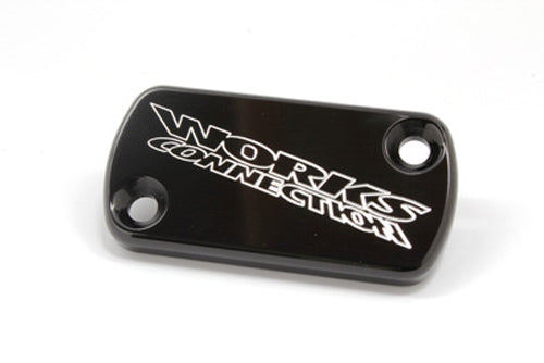Billet Front Brake Cover Blk Hon