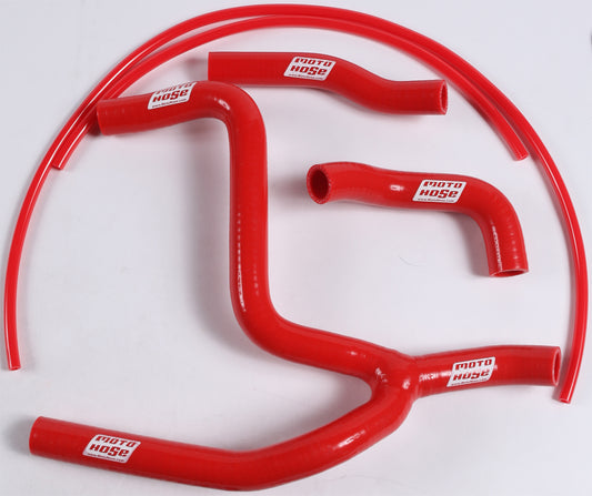 Silicone Y Hose Kit (Red)