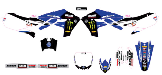 2018 Star Racing Yamaha Yzf450 '18 Complete Graphic Kit