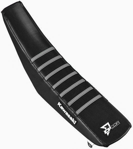 Seat Cover Black/Grey Ribs