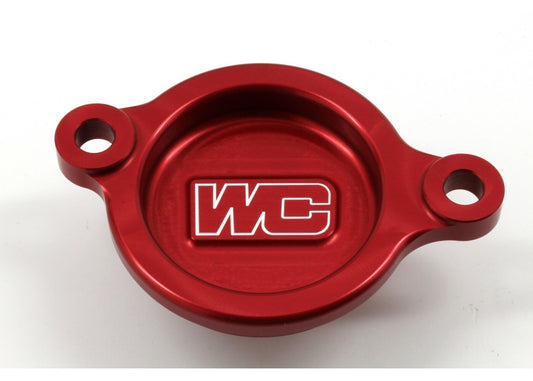 Oil Filter Cover Red Hon