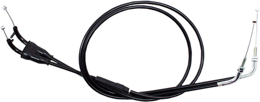Black Vinyl Throttle Push Pull Cable Set