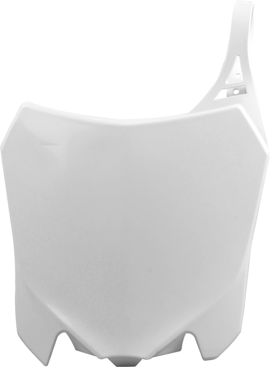 Front Number Plate White