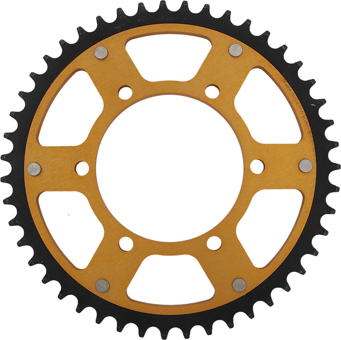Rear Stealth Sprocket Alu/Stl 47t 525 Gld Tri