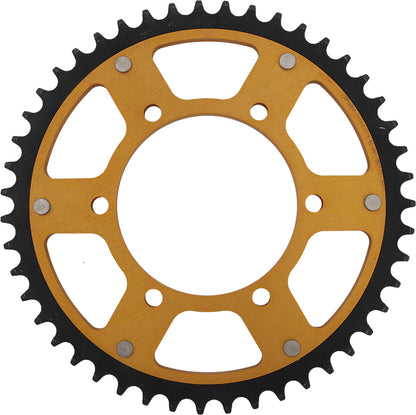 Rear Stealth Sprocket Alu/Stl 47t 525 Gld Tri