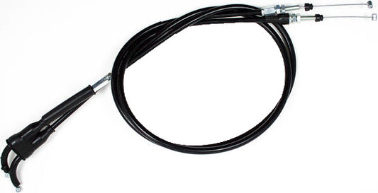 Black Vinyl Throttle Push Pull Cable Set