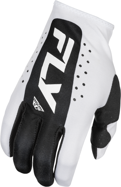 Lite Gloves White/Black Md