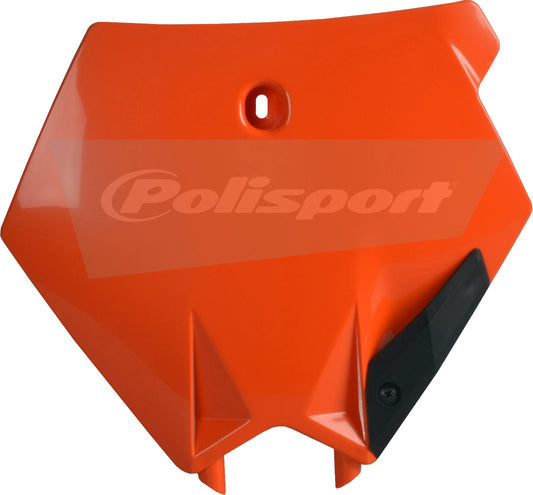 Number Plate Orange