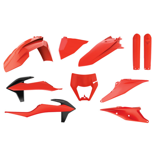 Enduro Kit With Mask Flo Orange Ktm