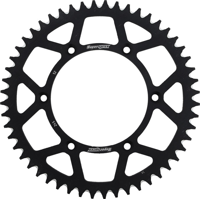 Rear Sprocket Aluminum 52t 520 Blk Yam